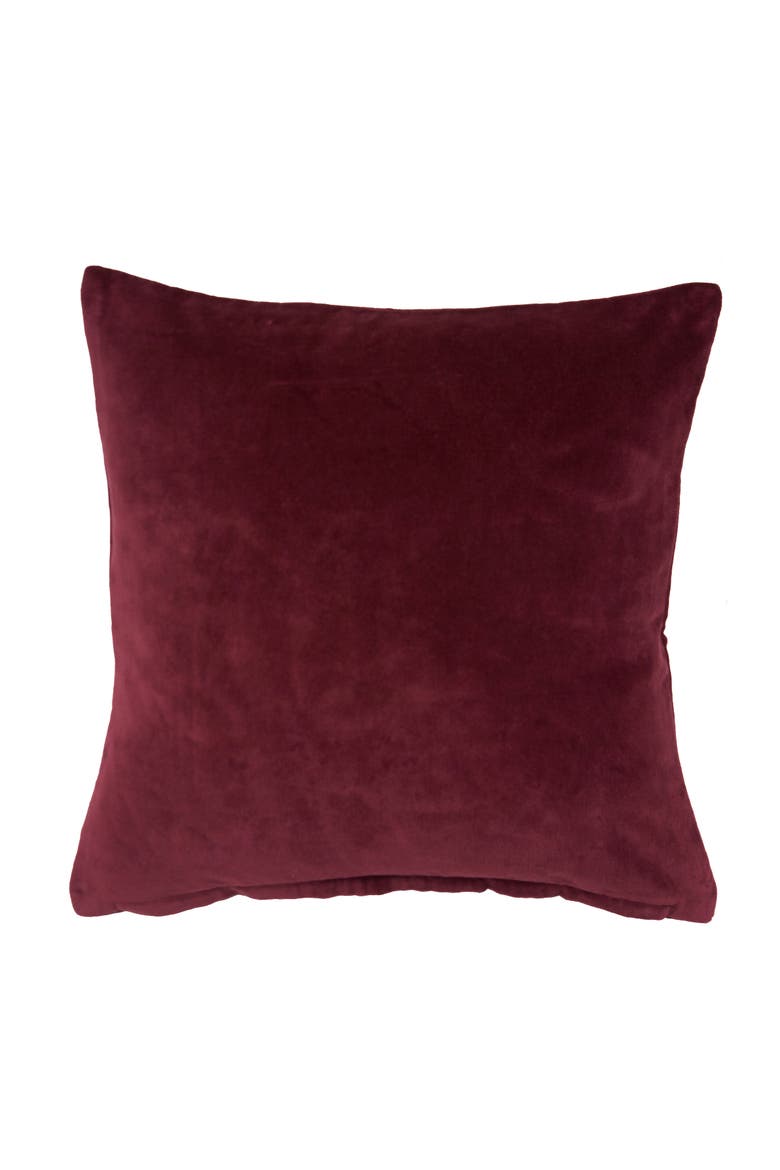 Sunflower Harvest Accent Throw Pillow 18" x 18", Alternate, color, Red