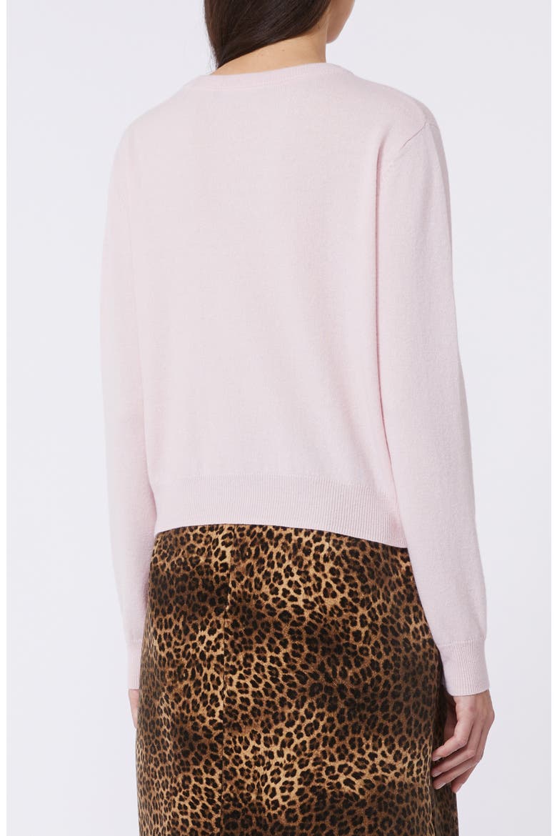 Nebbie Wool & Cashmere Cardigan, Alternate, color, PINK