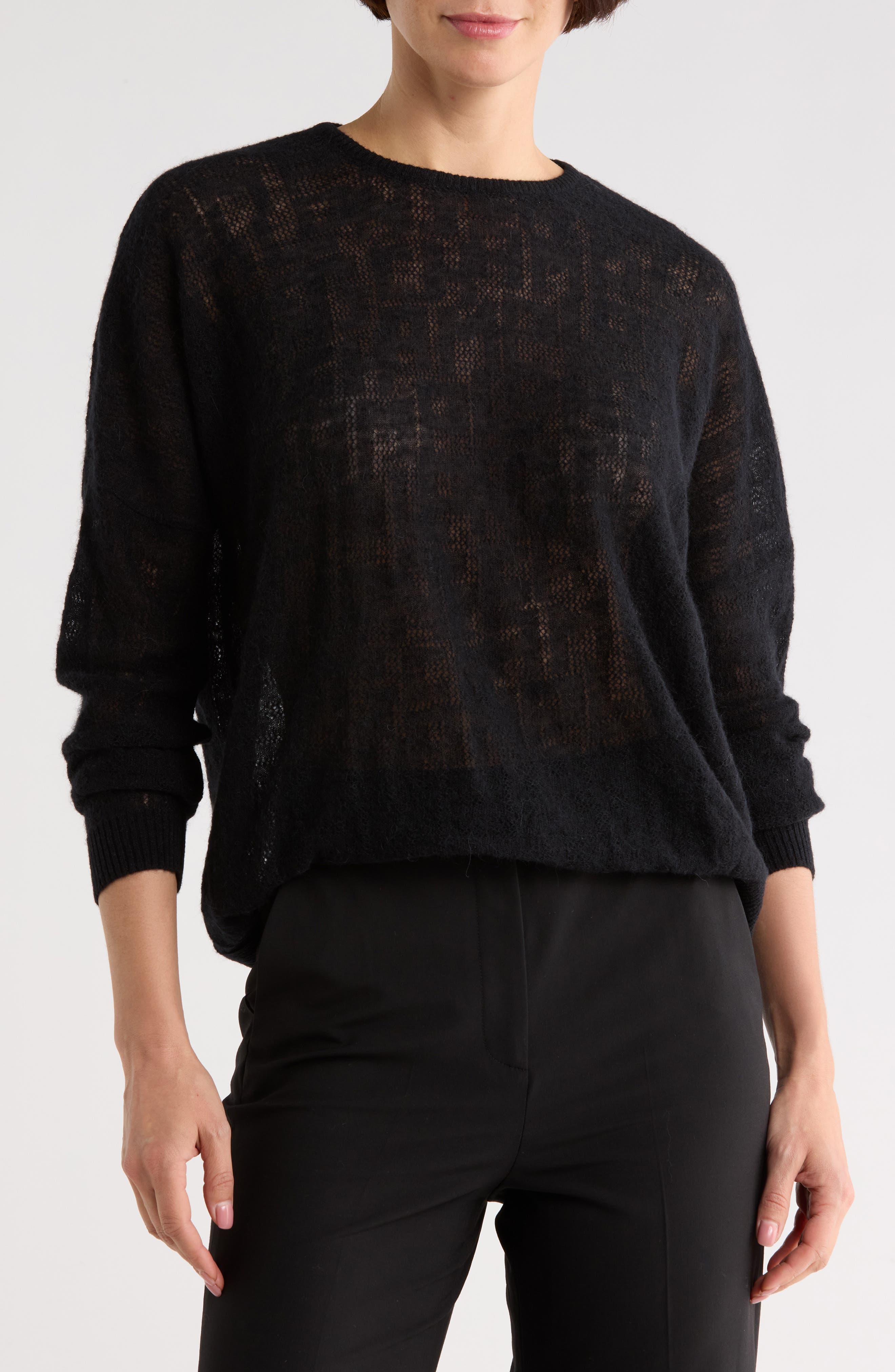 Longchamp Wool Blend Pullover Sweatshirt