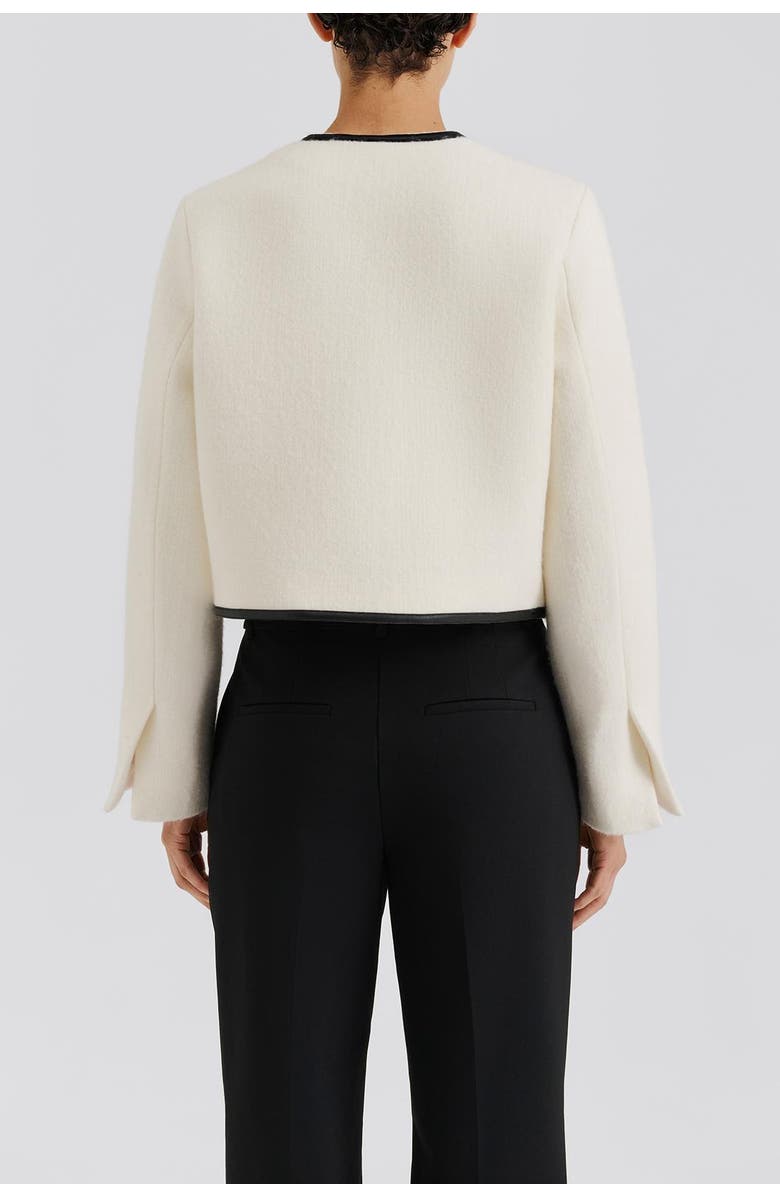 Malina Ninette Dressed Wool Jacket, Alternate, color, Vanilla