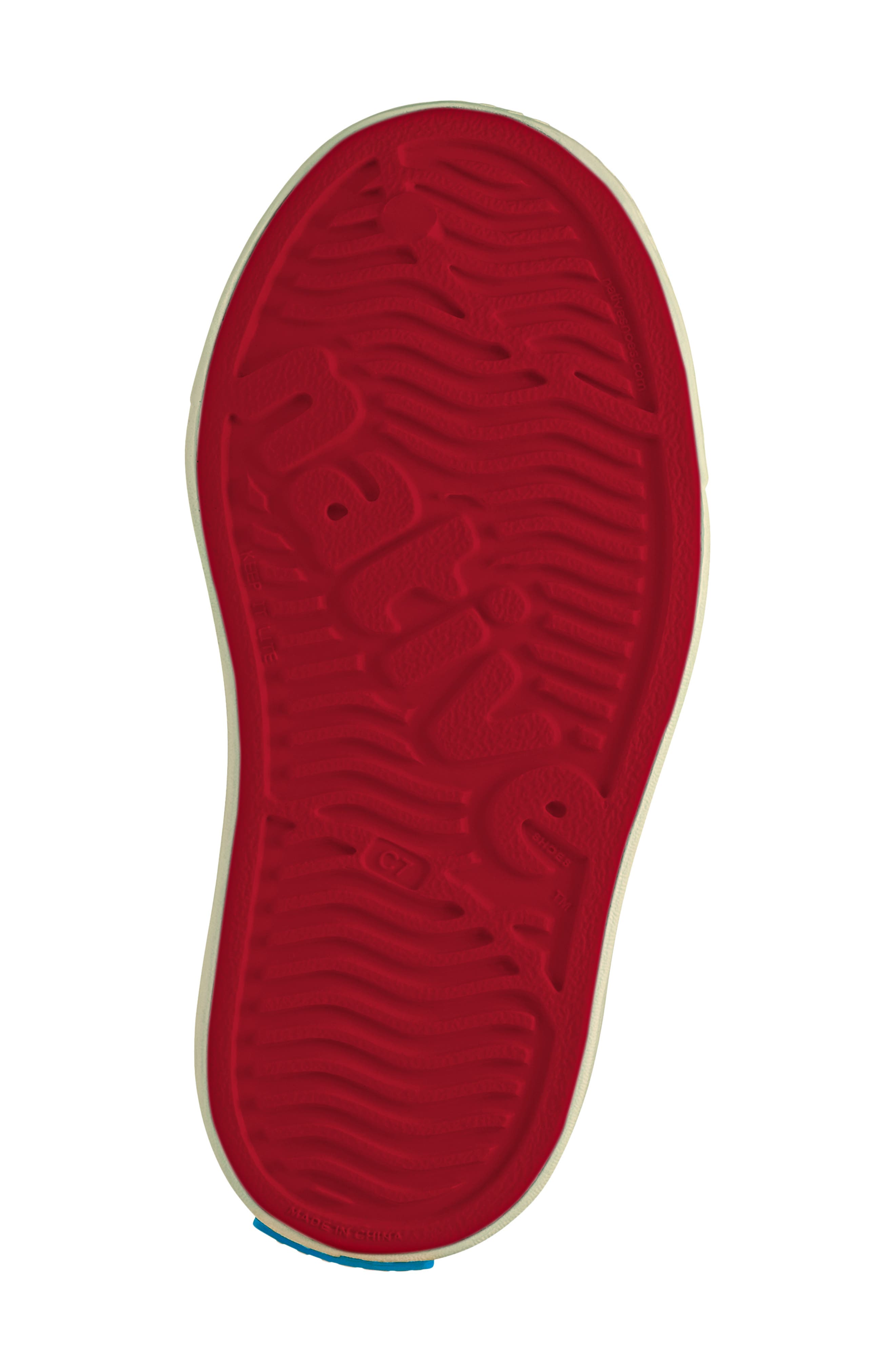 Native Shoes Jefferson Juniper Water Friendly Perforated Slip-On, Alternate, color, Ruby Red