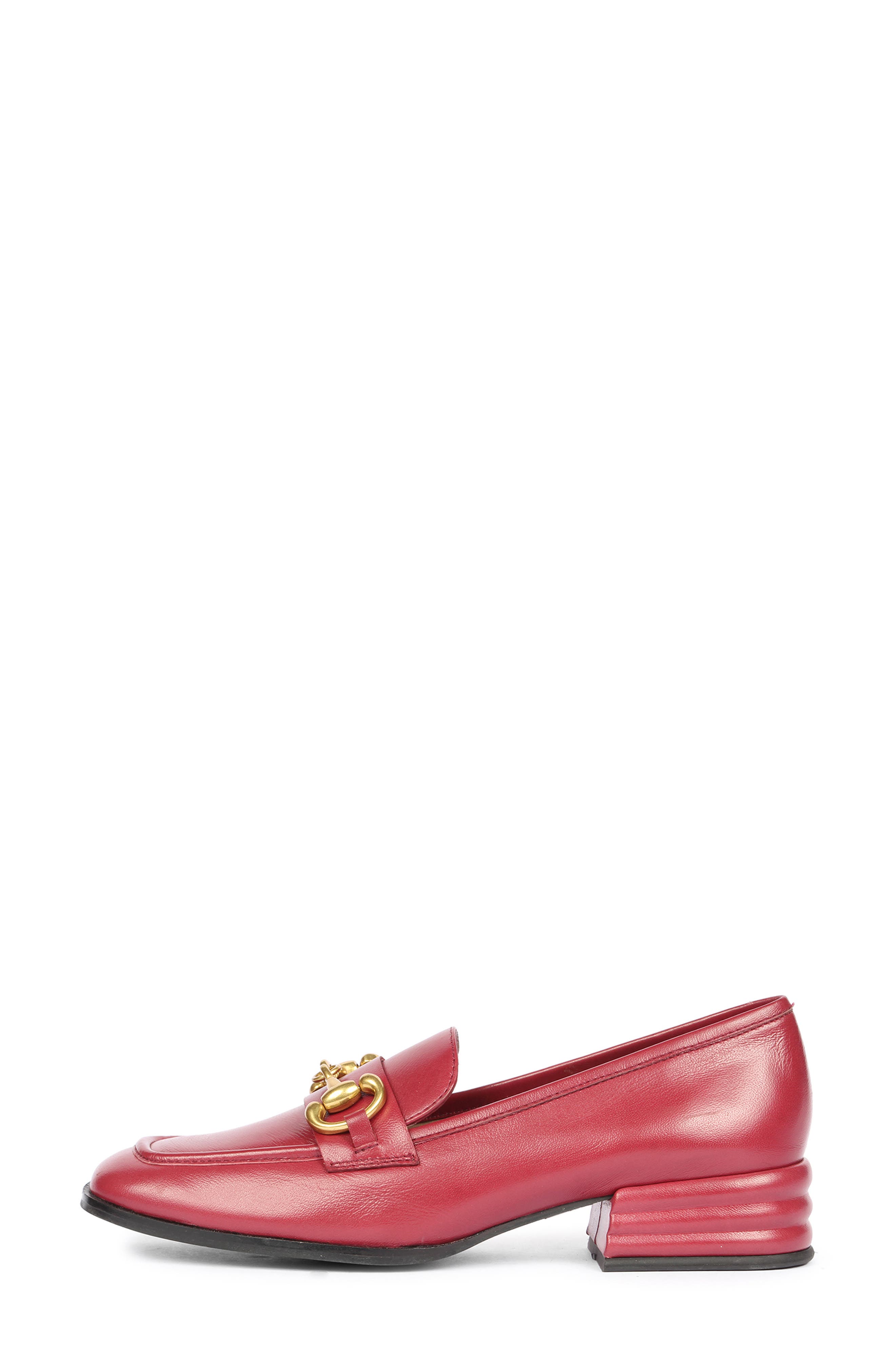 SAINT G Abelia Bit Loafer Pump, Alternate, color, Cherry
