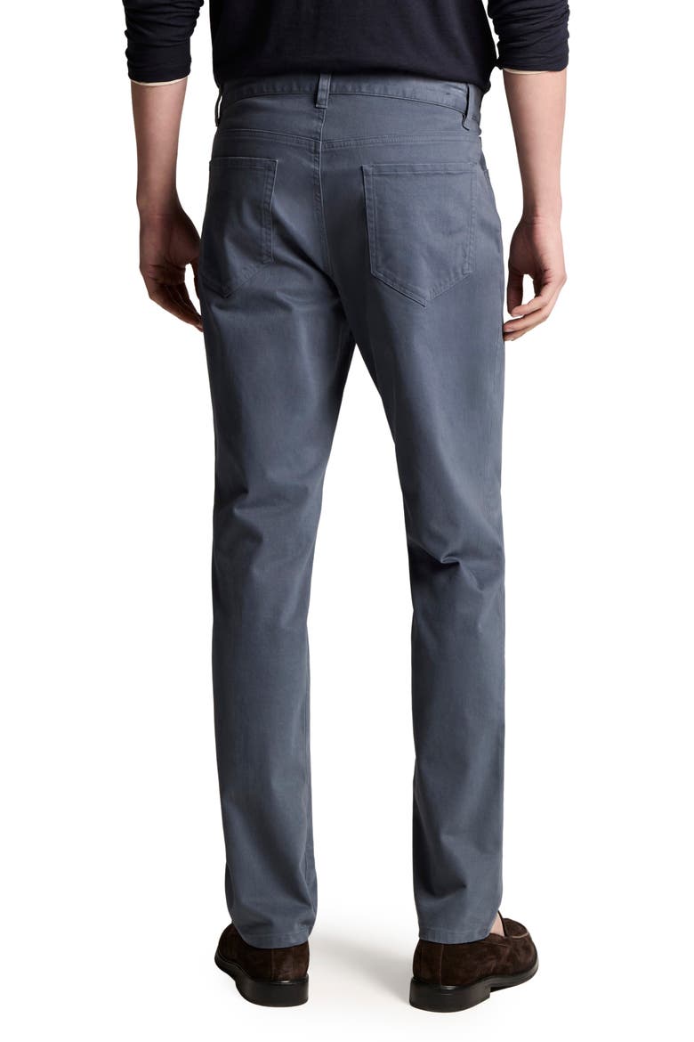 Dylan Slim Fit Peached Stretch Cotton Pants, Alternate, color, NEUE BLUE