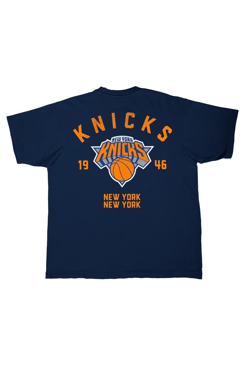 Men's Stadium Essentials  Navy New York Knicks Get Back Heavyweight Urban T-Shirt, Alternate, color, Navy