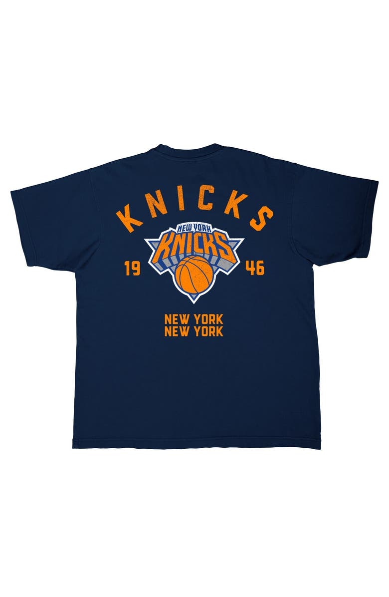 Stadium Essentials Men's Stadium Essentials  Navy New York Knicks Get Back Heavyweight Urban T-Shirt, Alternate, color, Navy