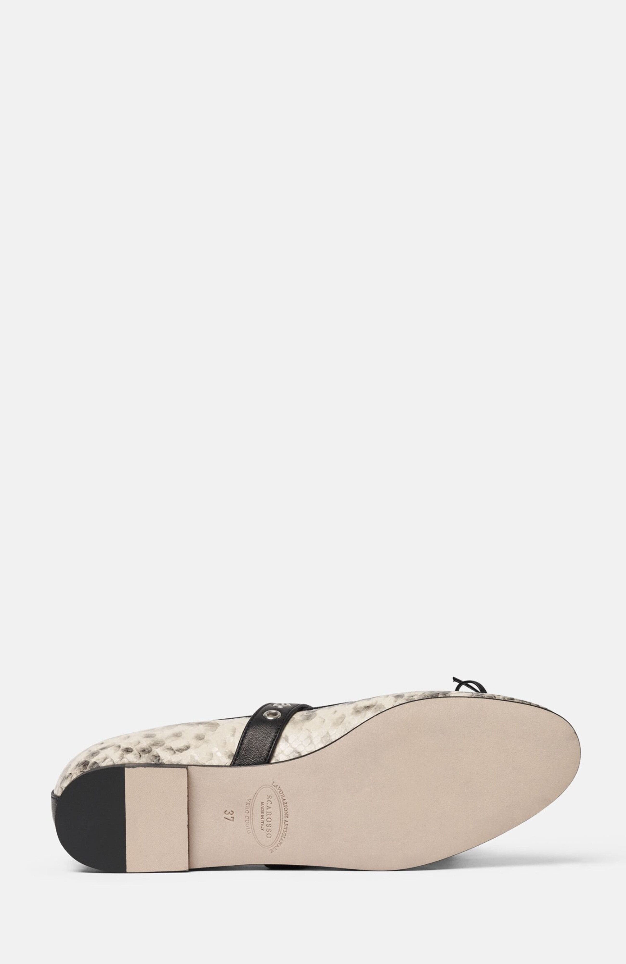 Astrid Ballerinas, Alternate, color, Grey - Python-Print Calf