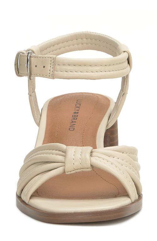 Shop Lucky Brand Jolenne Ankle Strap Sandal In Bone