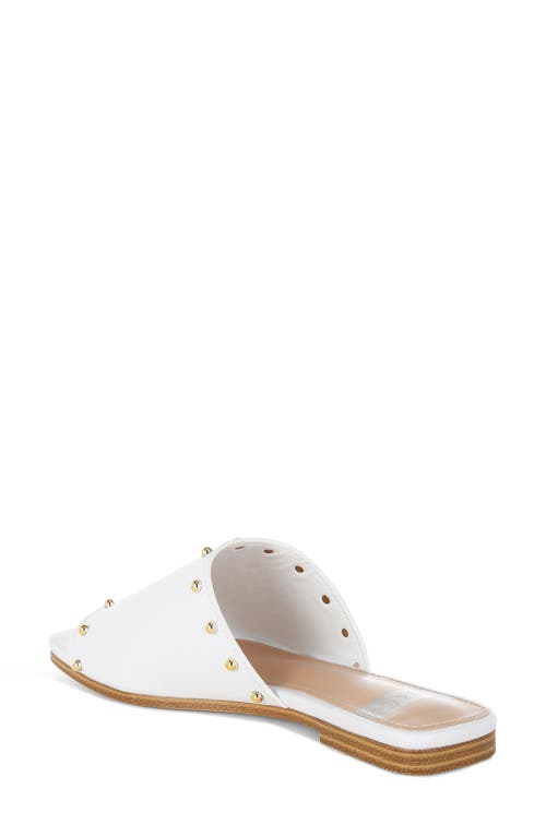 Rag & Co Renaldi Studded Leather Slide Sandal