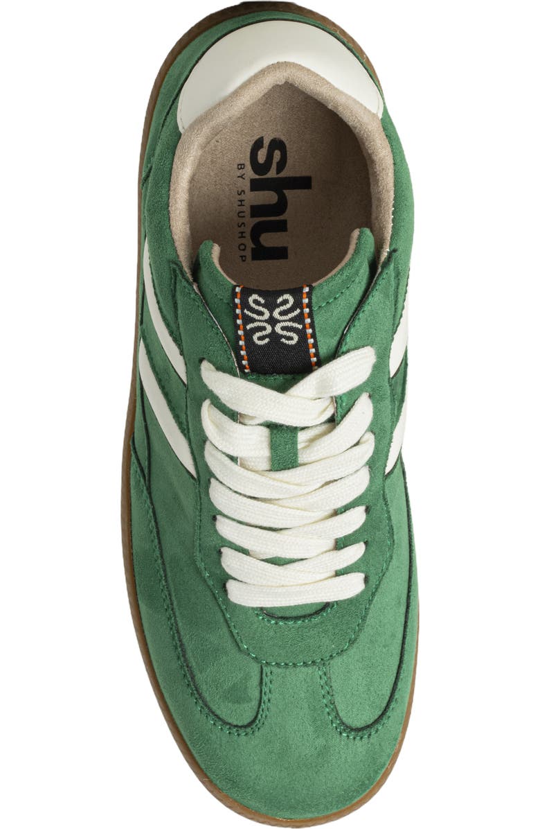 SHUSHOP Renee Sneaker, Alternate, color, Green Suede