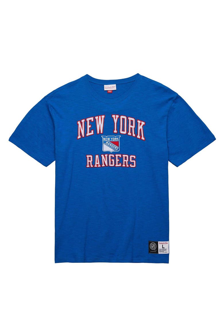 Men's Mitchell & Ness Blue New York Rangers Legendary Slub T-Shirt, Alternate, color, Blue