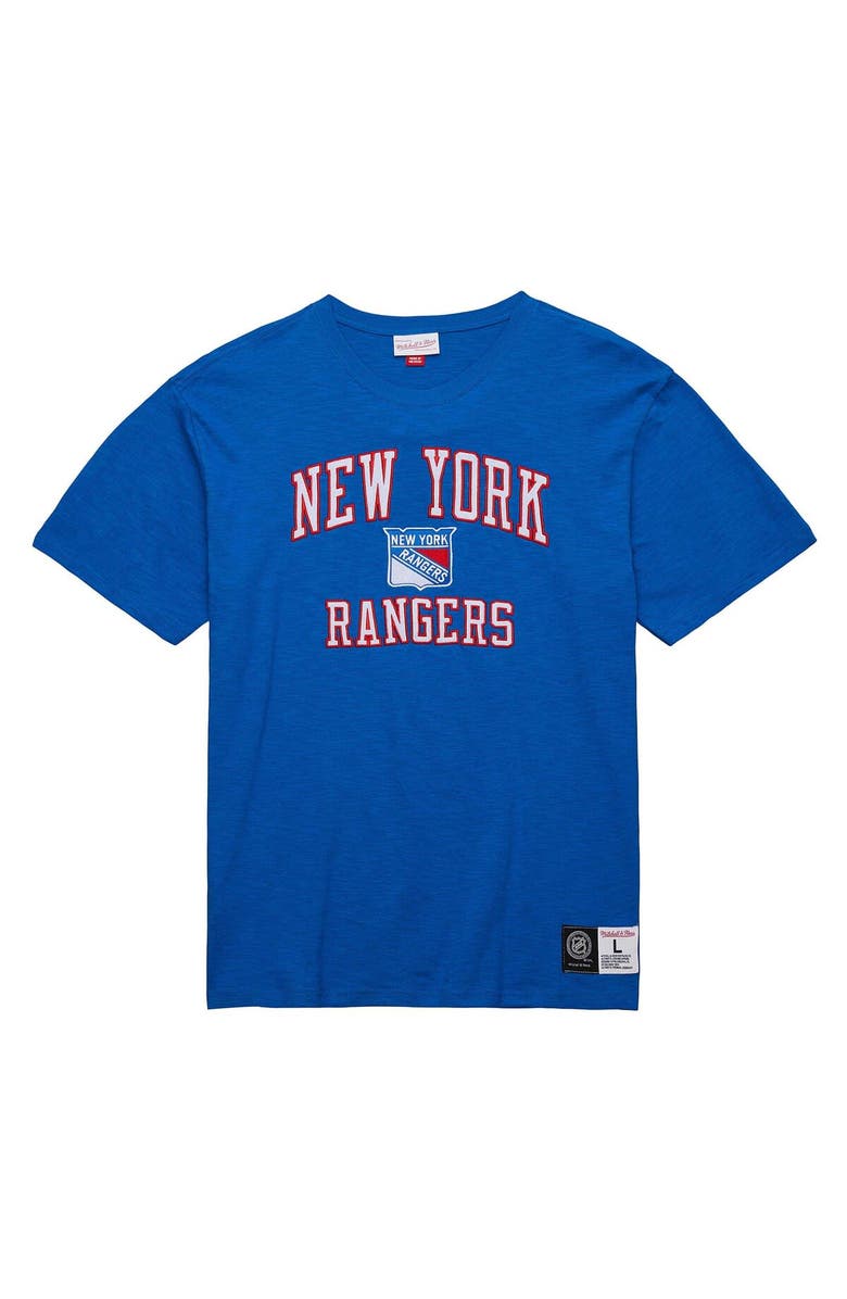Mitchell & Ness Men's Mitchell & Ness Blue New York Rangers Legendary Slub T-Shirt, Alternate, color, Blue