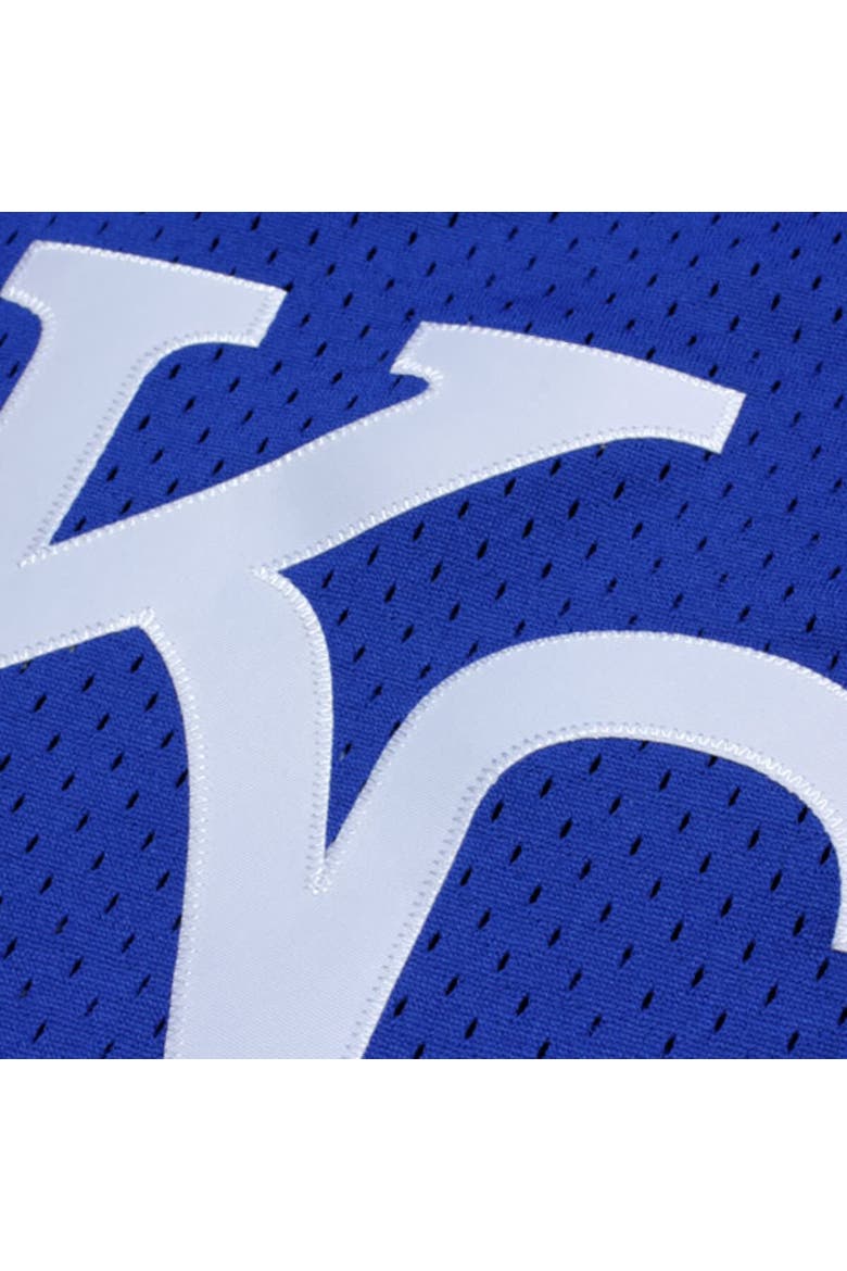 Men's Mitchell & Ness Bo Jackson Kansas City Royals Royal 1989 Authentic Cooperstown Collection Batting Mesh Practice Jersey, Alternate, color, Royal