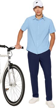 Fabletics The Don Short Sleeve Button Up