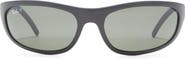 Ray-Ban 60mm Predator Polarized Wrap Sunglasses