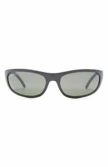 60mm Predator Polarized Wrap Sunglasses