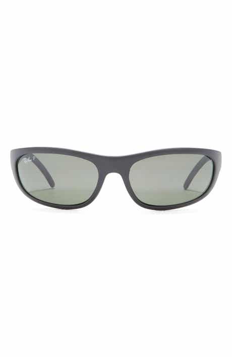 60mm Predator Polarized Wrap Sunglasses