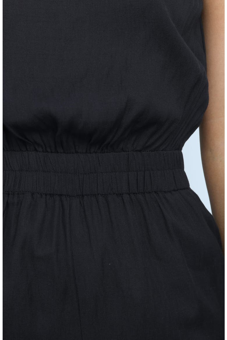 Lancey One Shoulder Jumpsuit, Alternate, color, BLACK