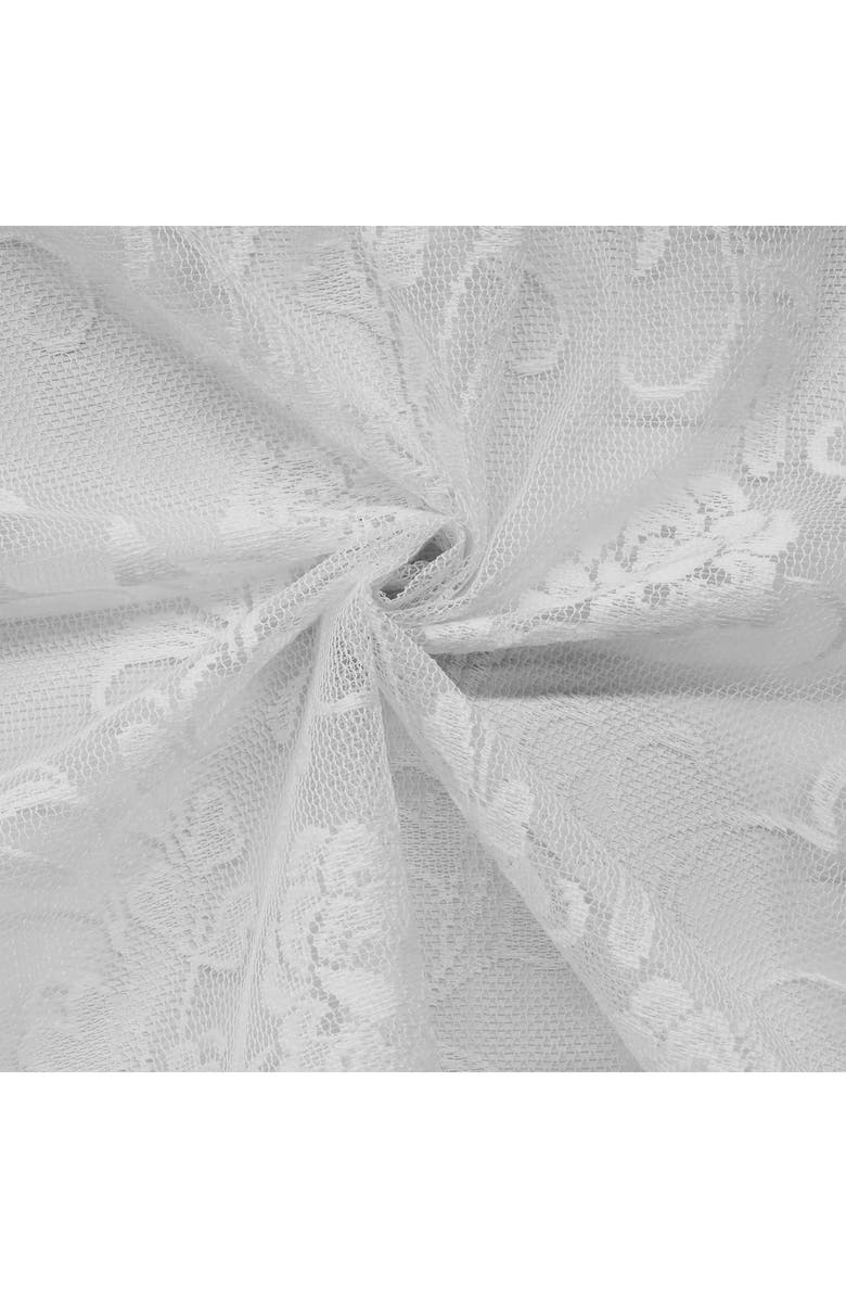 Outdoor Decor by Commonwealth Floral Lace Flat Valance, Alternate, color, 