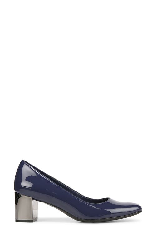 Naturalizer Karina Block Heel Pump In Blue