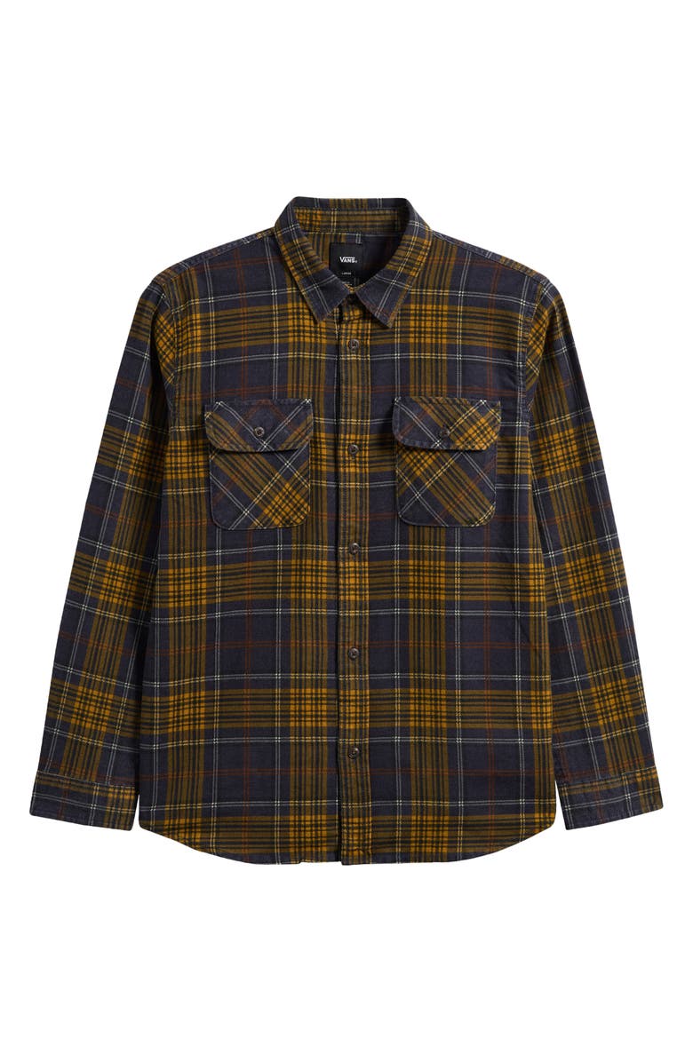 Vans Kids' Otis Parisian Plaid Cotton Flannel Button-Up Shirt, Main, color, 