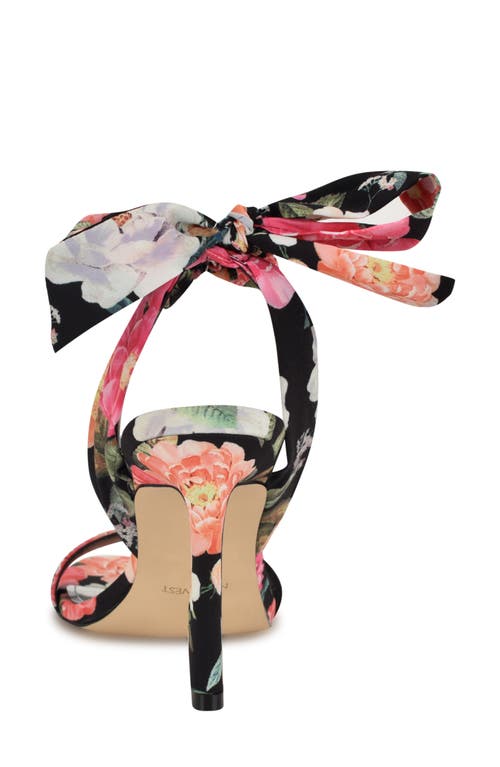 Nine West Kelsie Ankle Tie Sandal In Multi