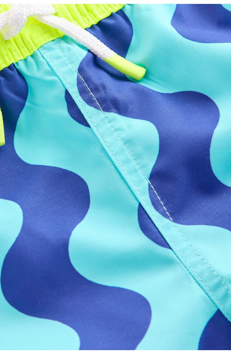 Mini Boden Kids' Swim Shorts, Alternate, color, Blue Wave