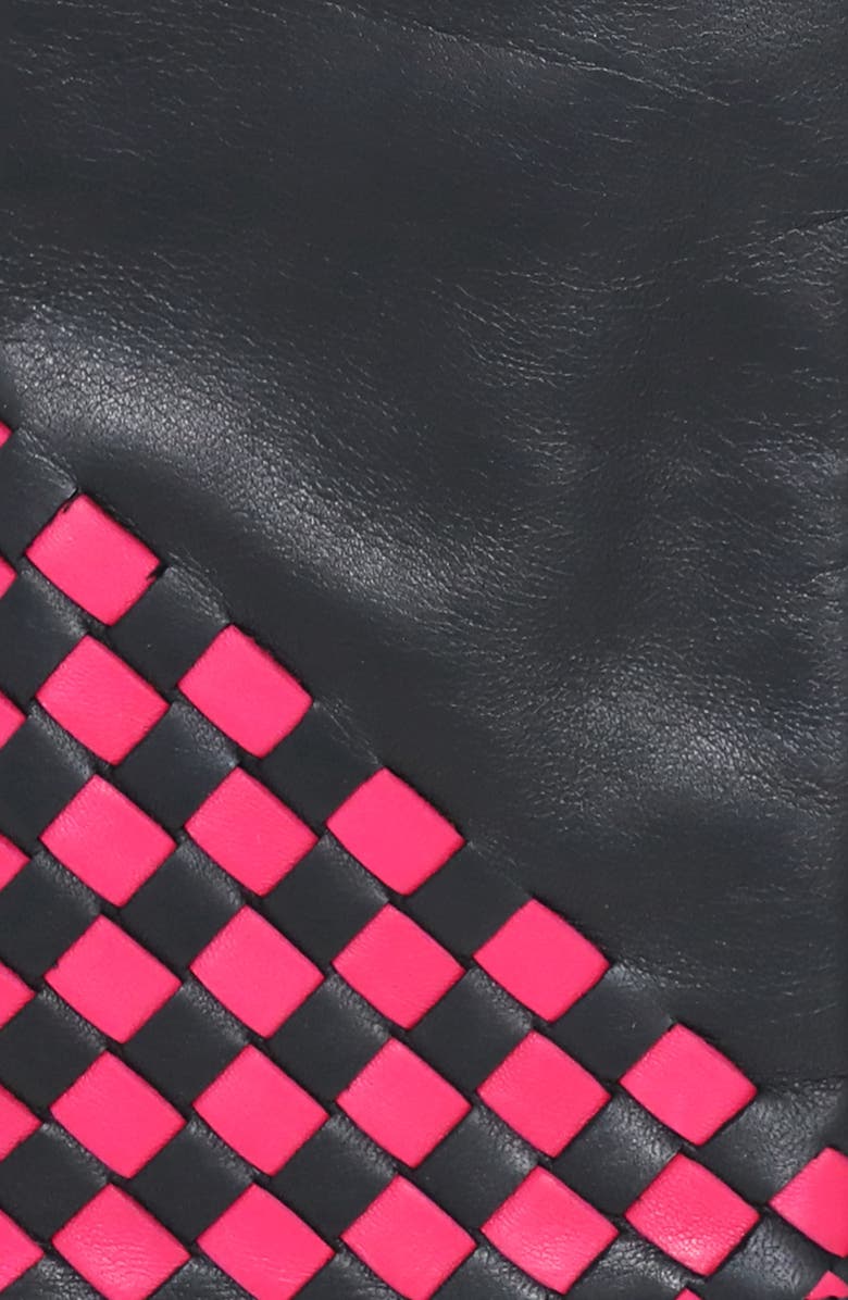 Nicoletta Rosi Cashmere Lined Leather Gloves, Alternate, color,