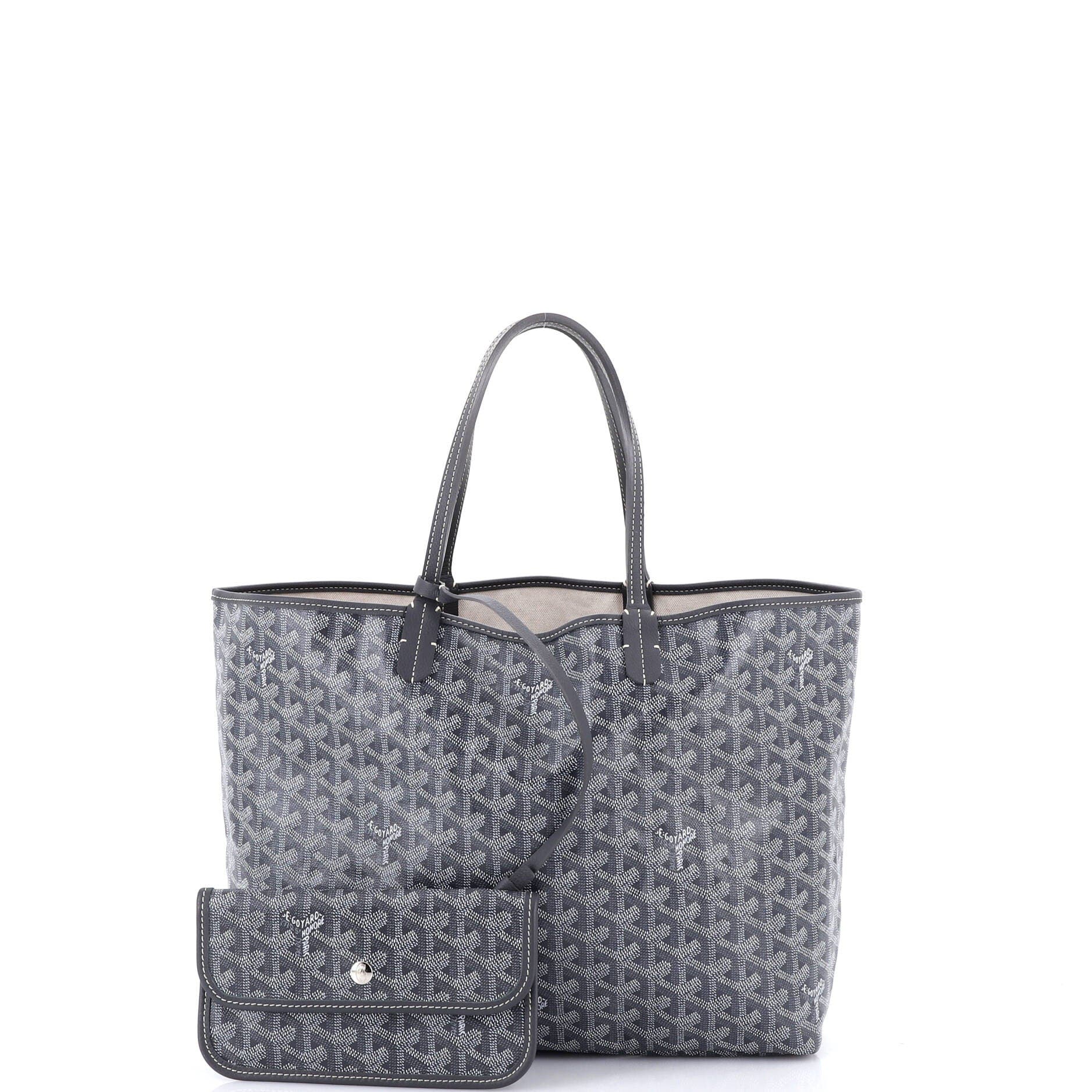 Pre-Owned Goyard Saint Louis Tote Coated Canvas PM, Alternate, color, Gray