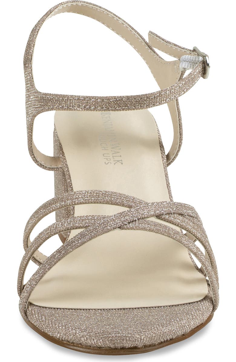Touch Ups Delilah Ankle Strap Sandal, Alternate, color, Champagne