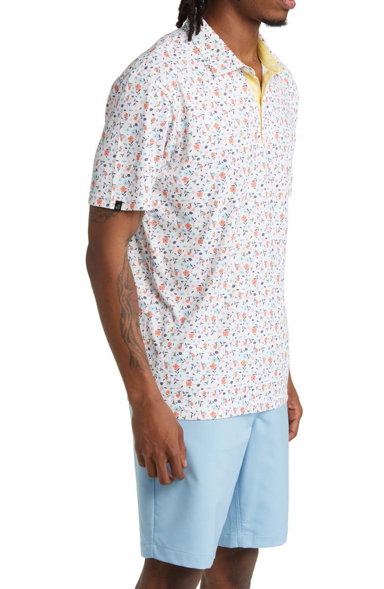 Swannies Murray Floral Golf Polo, Alternate, color, 