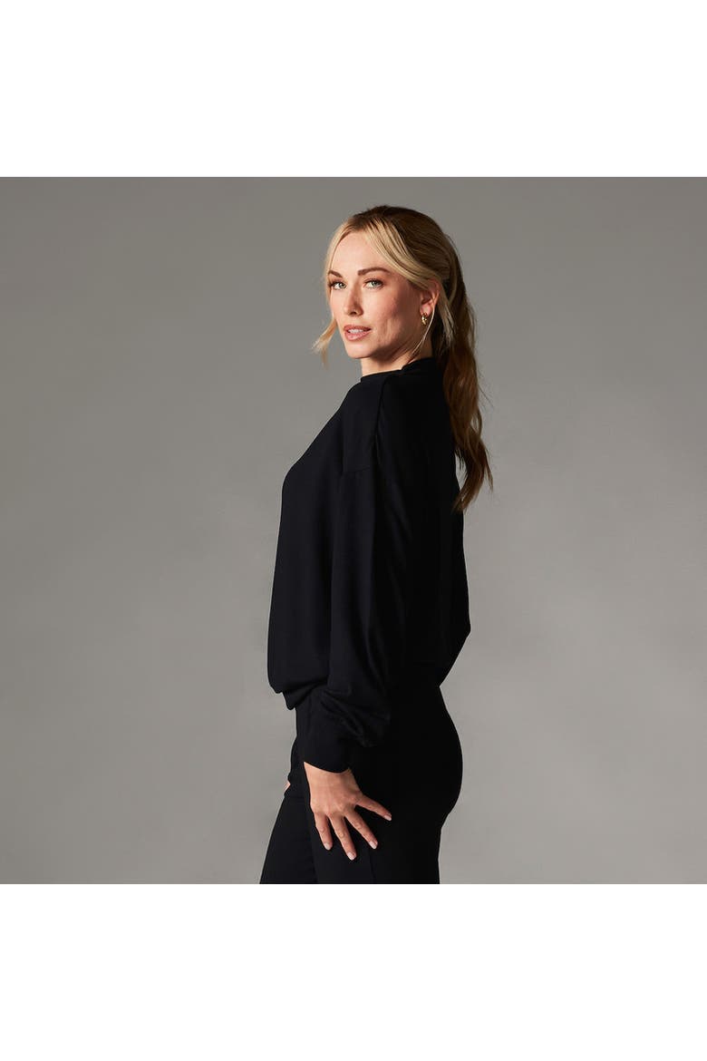 Slope Crew Sweatshirt, Alternate, color, EBONY