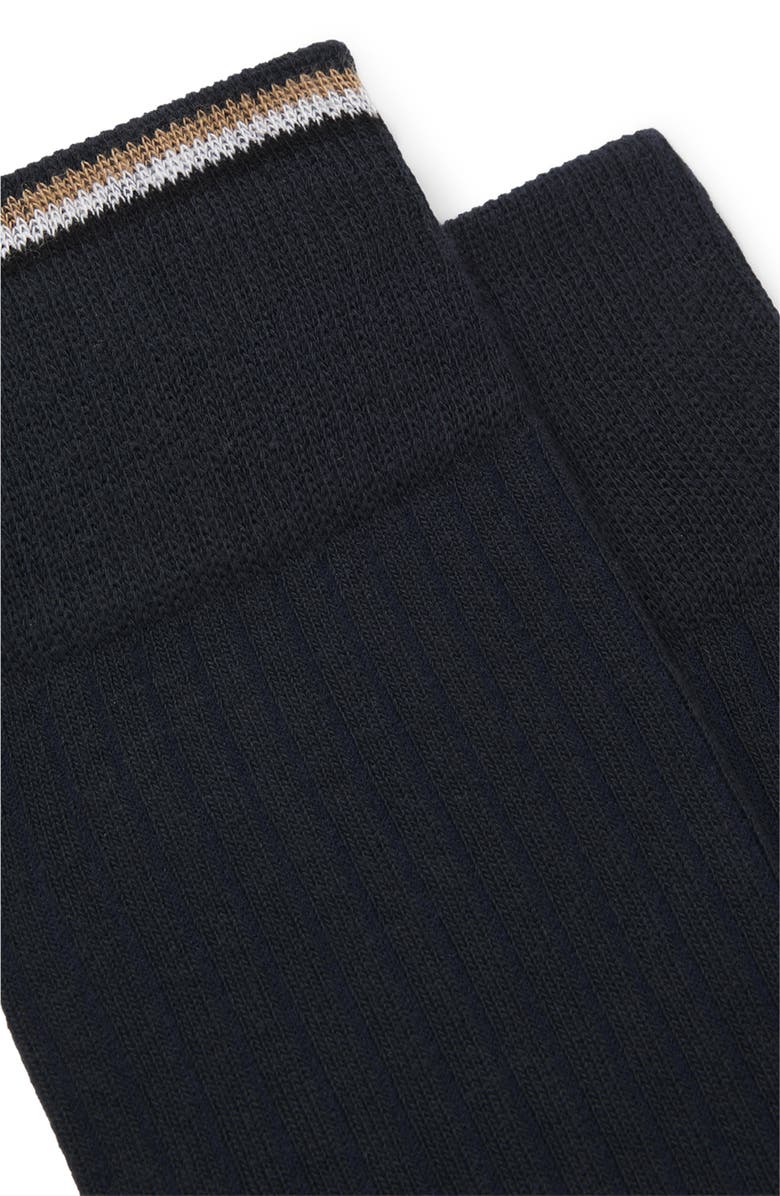 BOSS Assorted 2-Pack Crew Socks, Alternate, color, Dark Blue