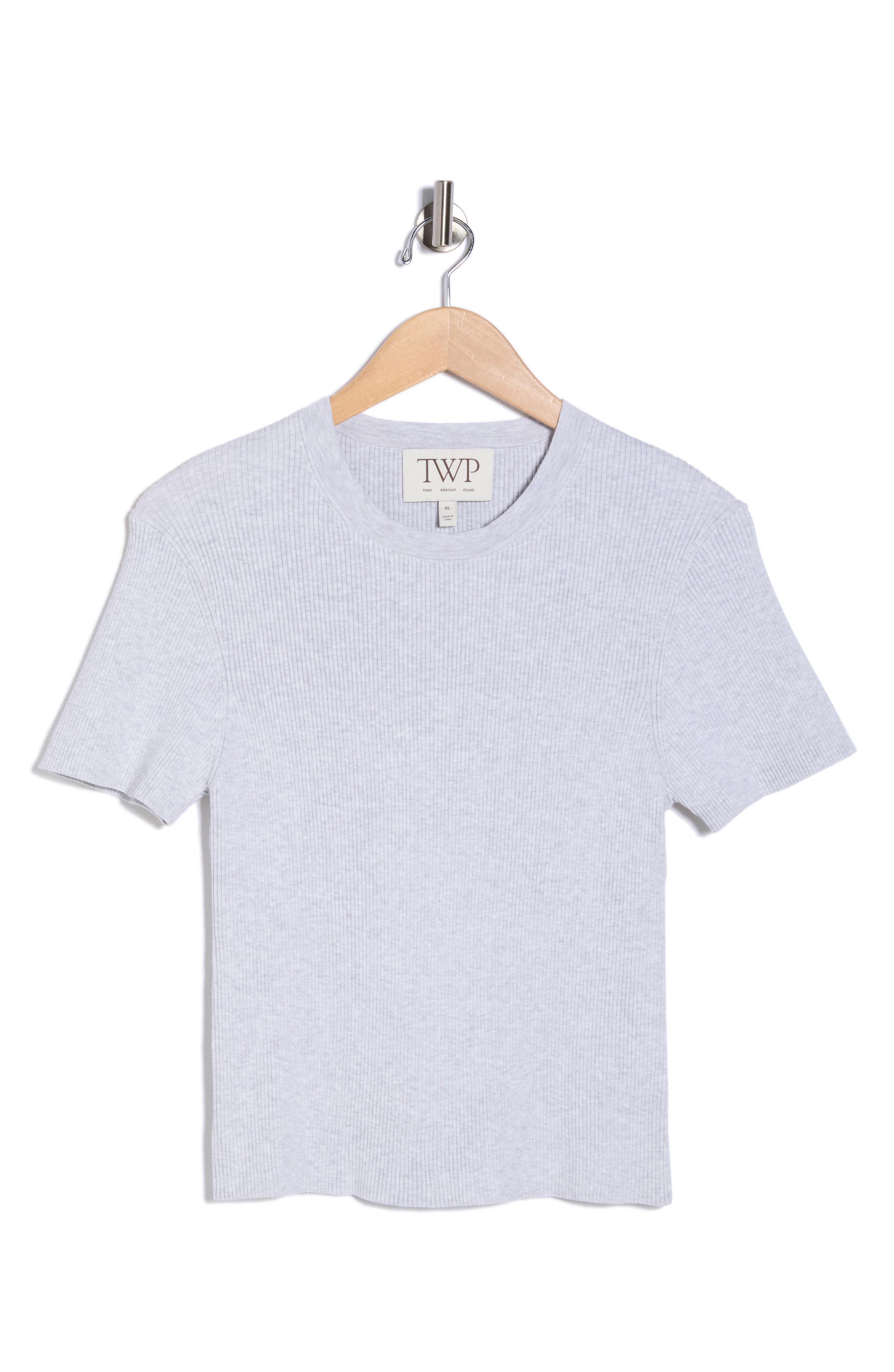TWP Cashmere Knit Pocket T-Shirt