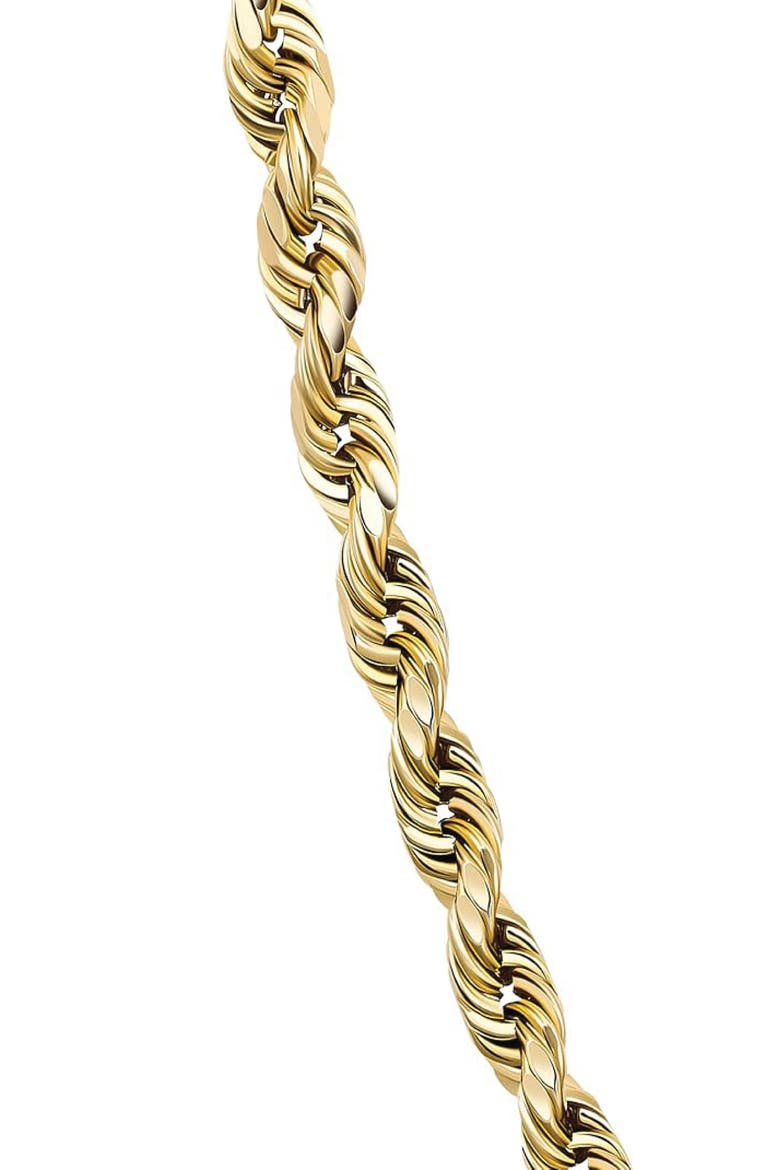 Gender Inclusive Rope Chain Necklace, Alternate, color, GOLD