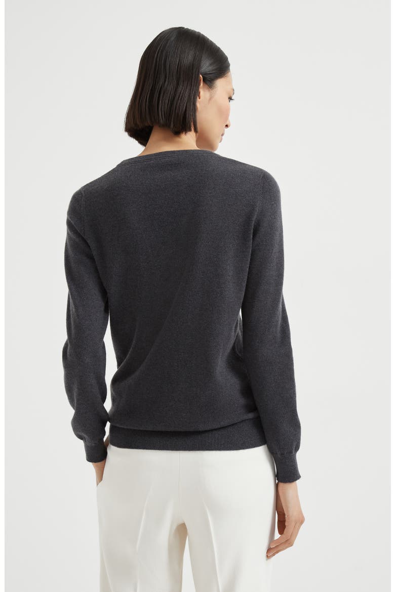 Cashmere sweater, Alternate, color, Lignite Grey