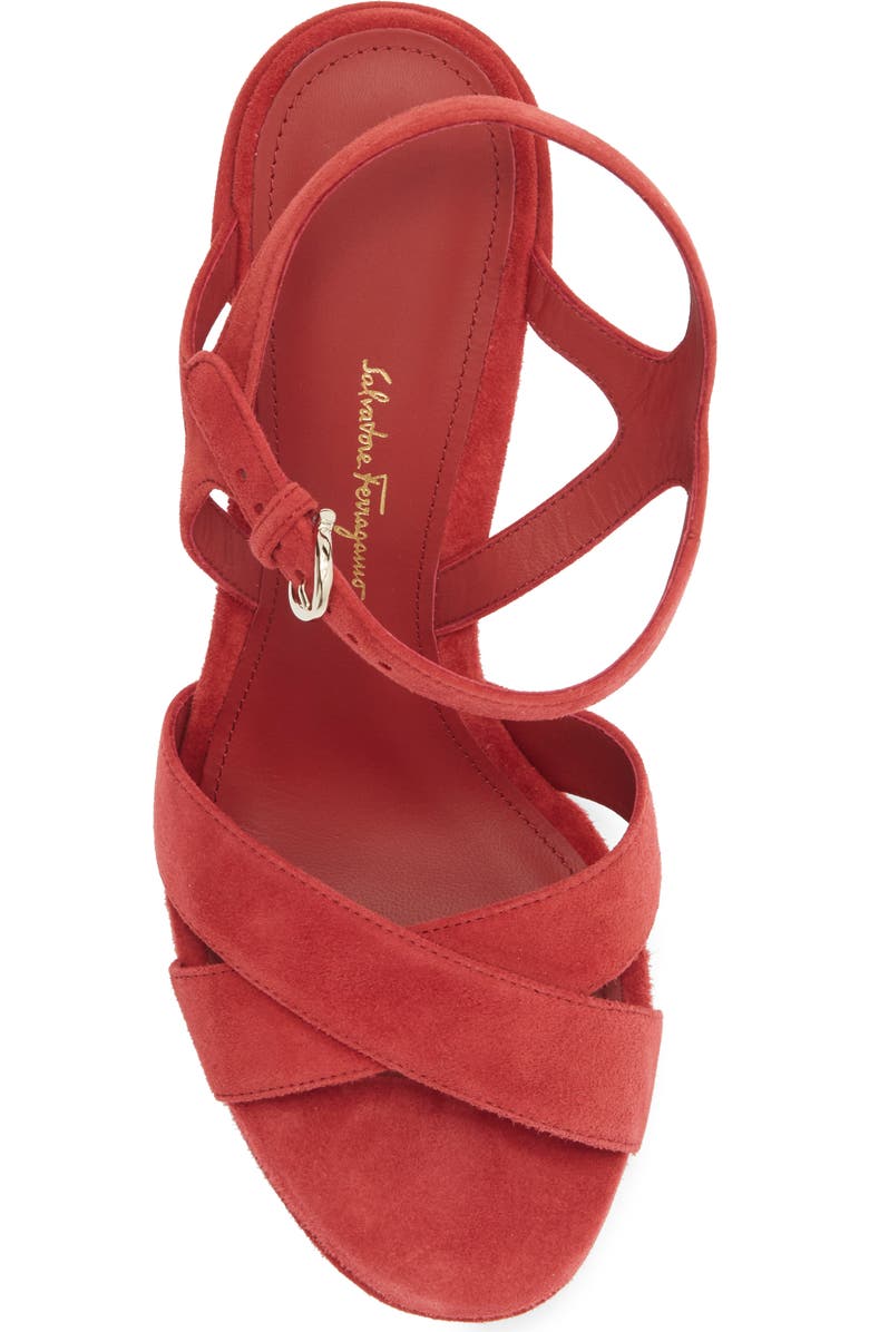 FERRAGAMO Sonya Ankle Strap Platform Sandal, Alternate, color,