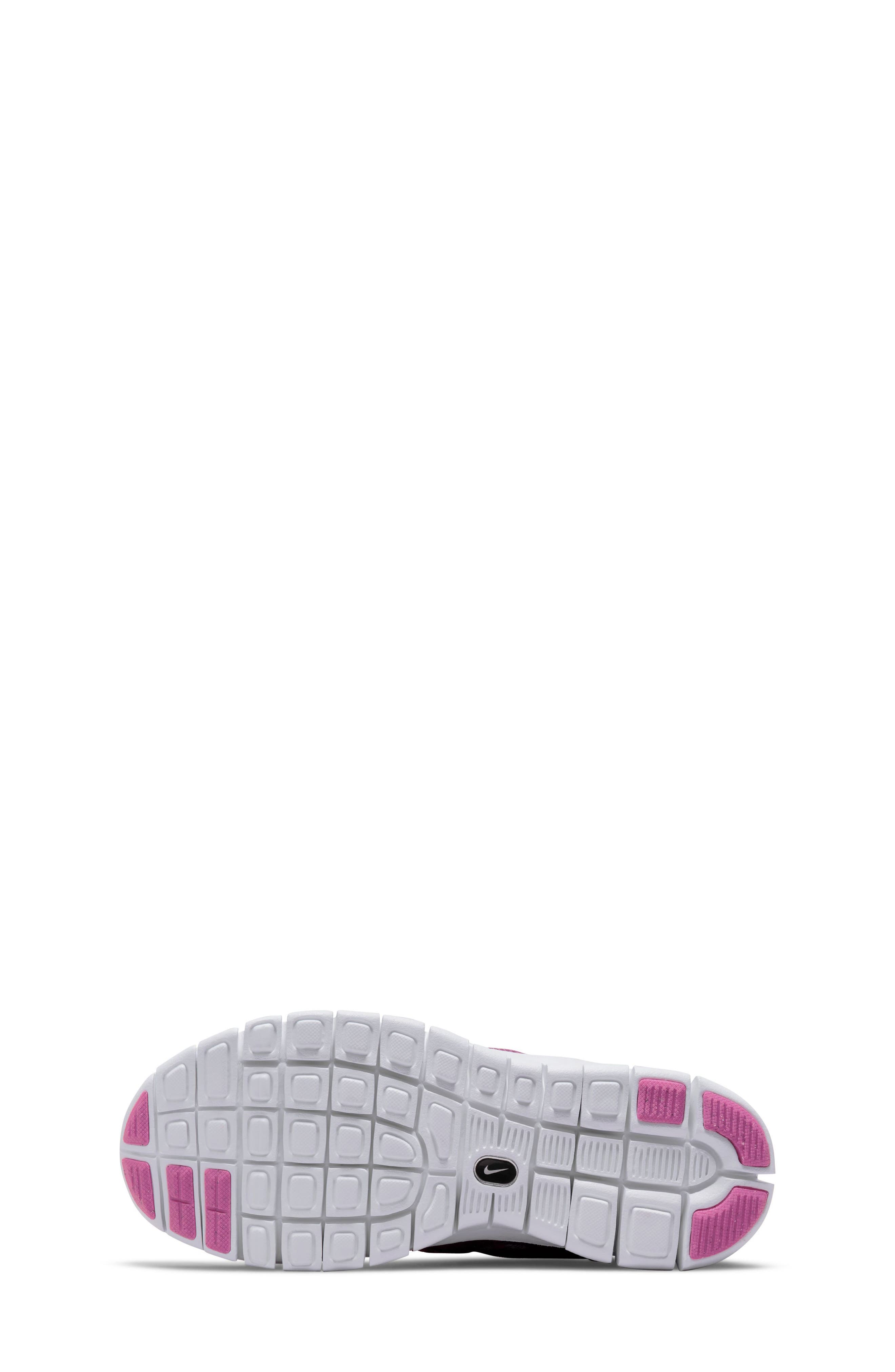 Kids' Free Run 2 Sneaker, Alternate, color, PLATINUM/ BLACK/ SANGRIA