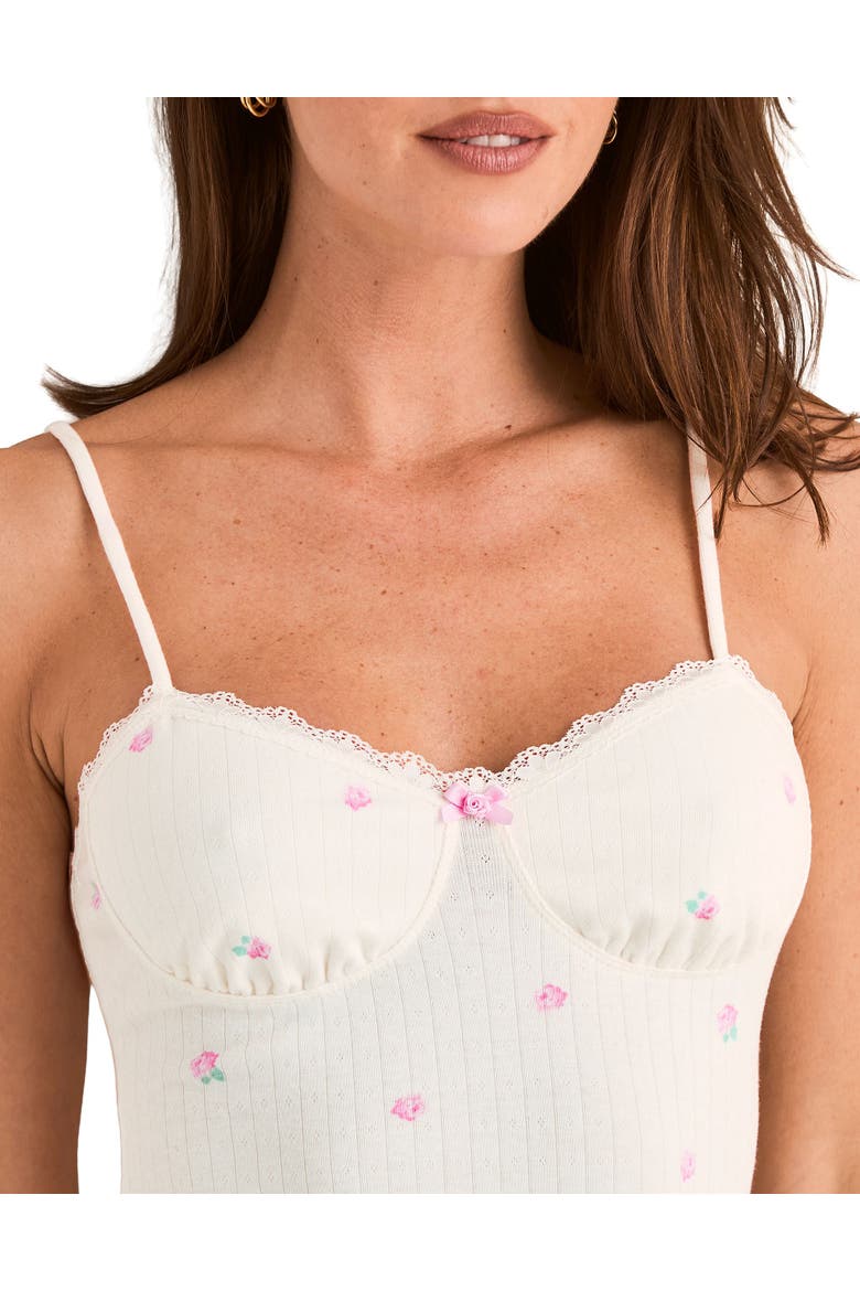 Emmy Slip, Alternate, color, Floral beige
