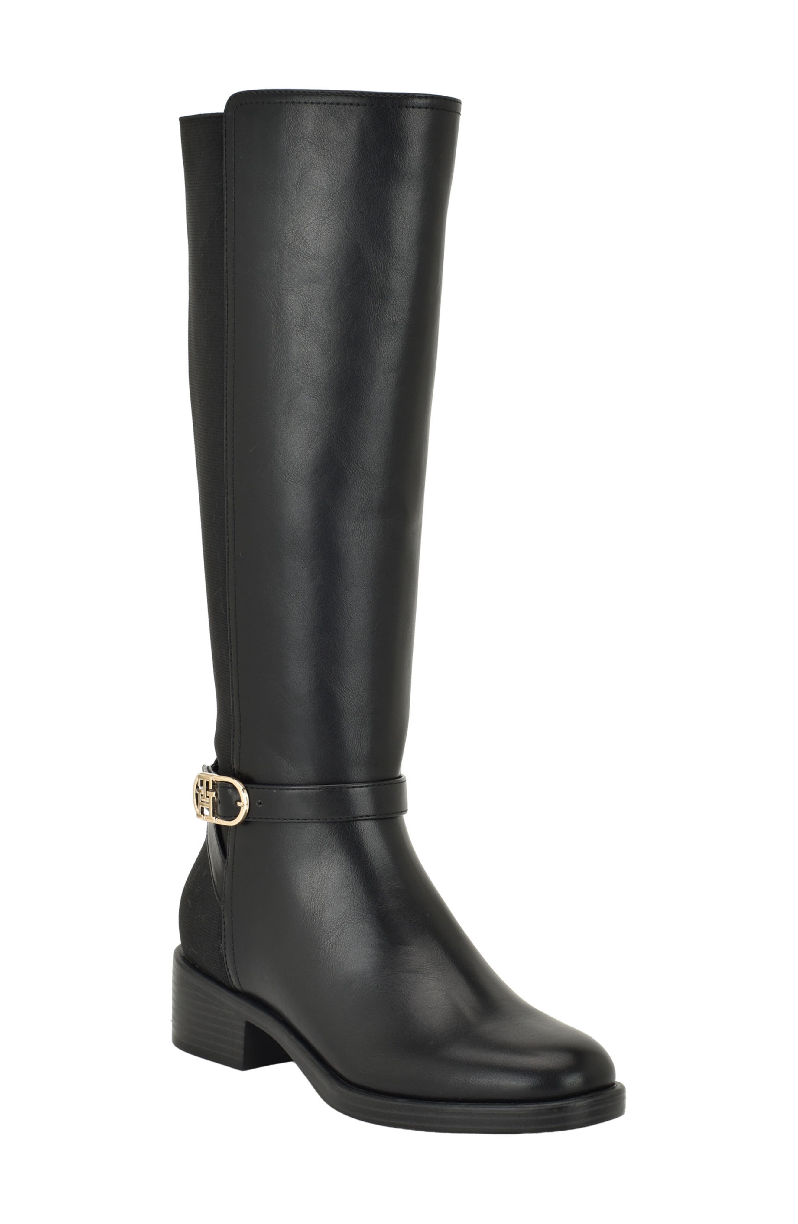 Illuna Knee High Boot, Main, color, BLACK