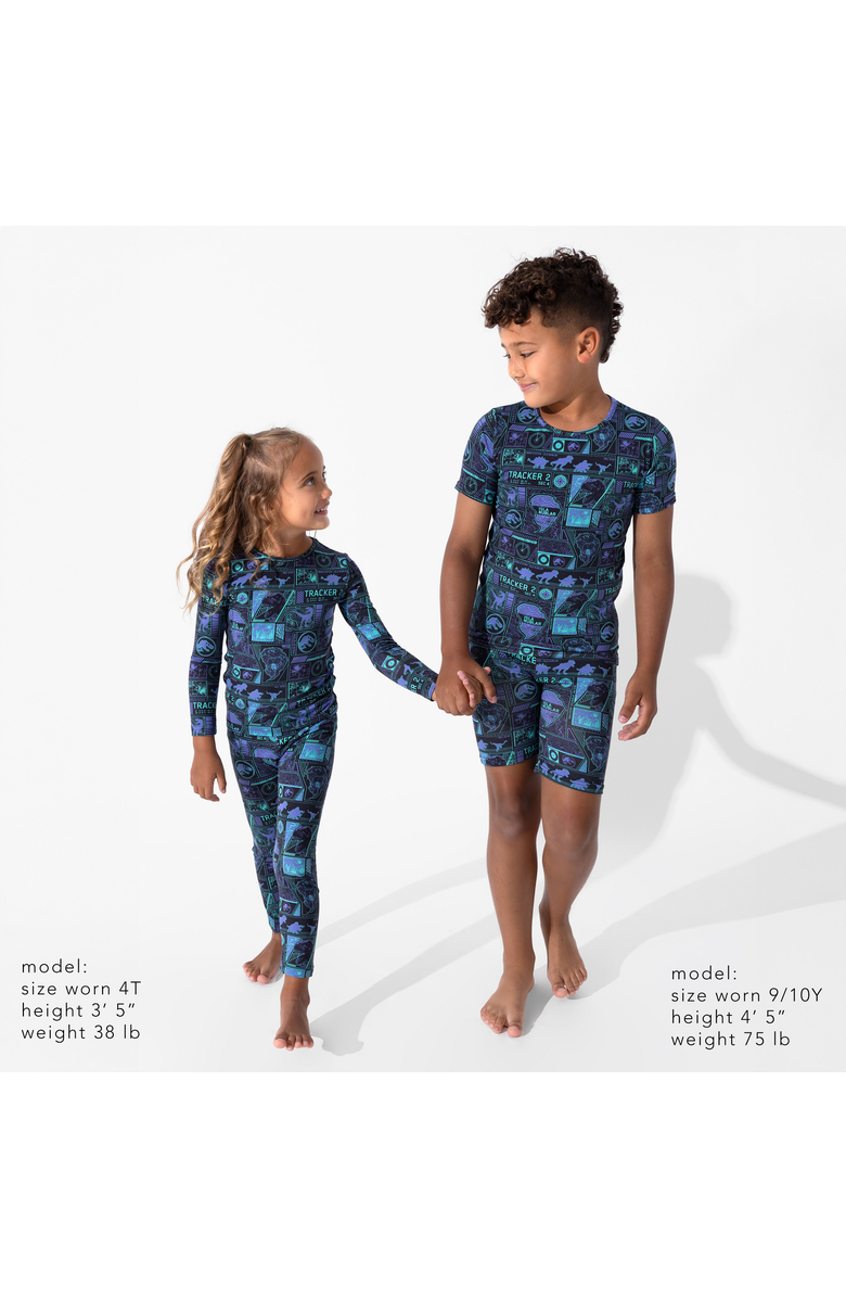Bellabu Bear Jurassic Park Tracker Kids 2-Piece Short Sleeve & Shorts Pajama Set, Alternate, color, Jurassic Park: Tracker