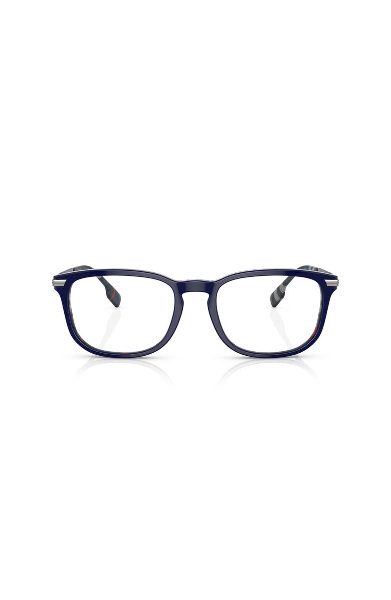 Burberry 56mm Rectangle optical glasses, Alternate, color, Blue