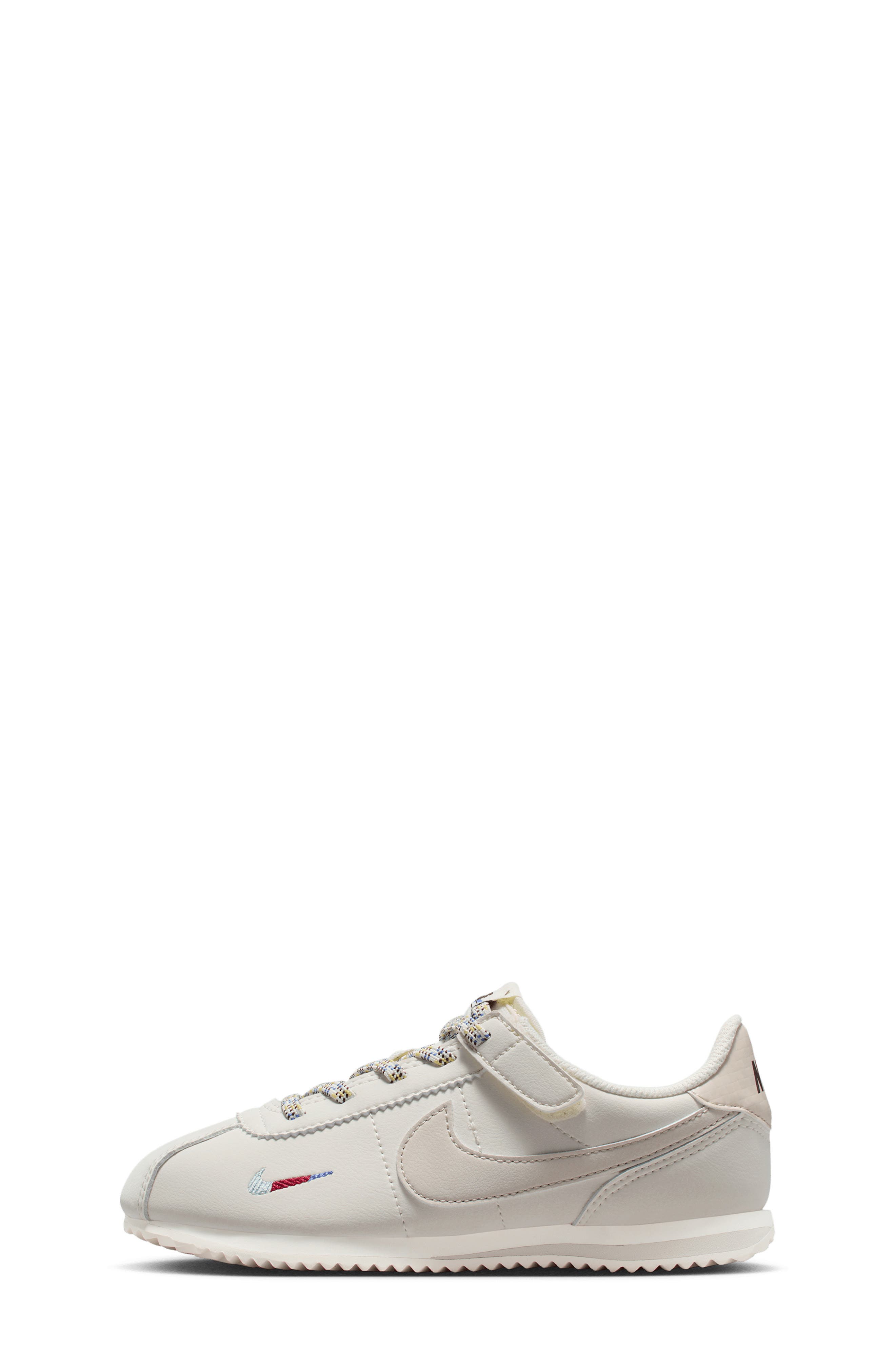 Nike Kids' Cortez EasyOn Sneaker, Alternate, color, Soft Pearl/ Blue/ Burgundy