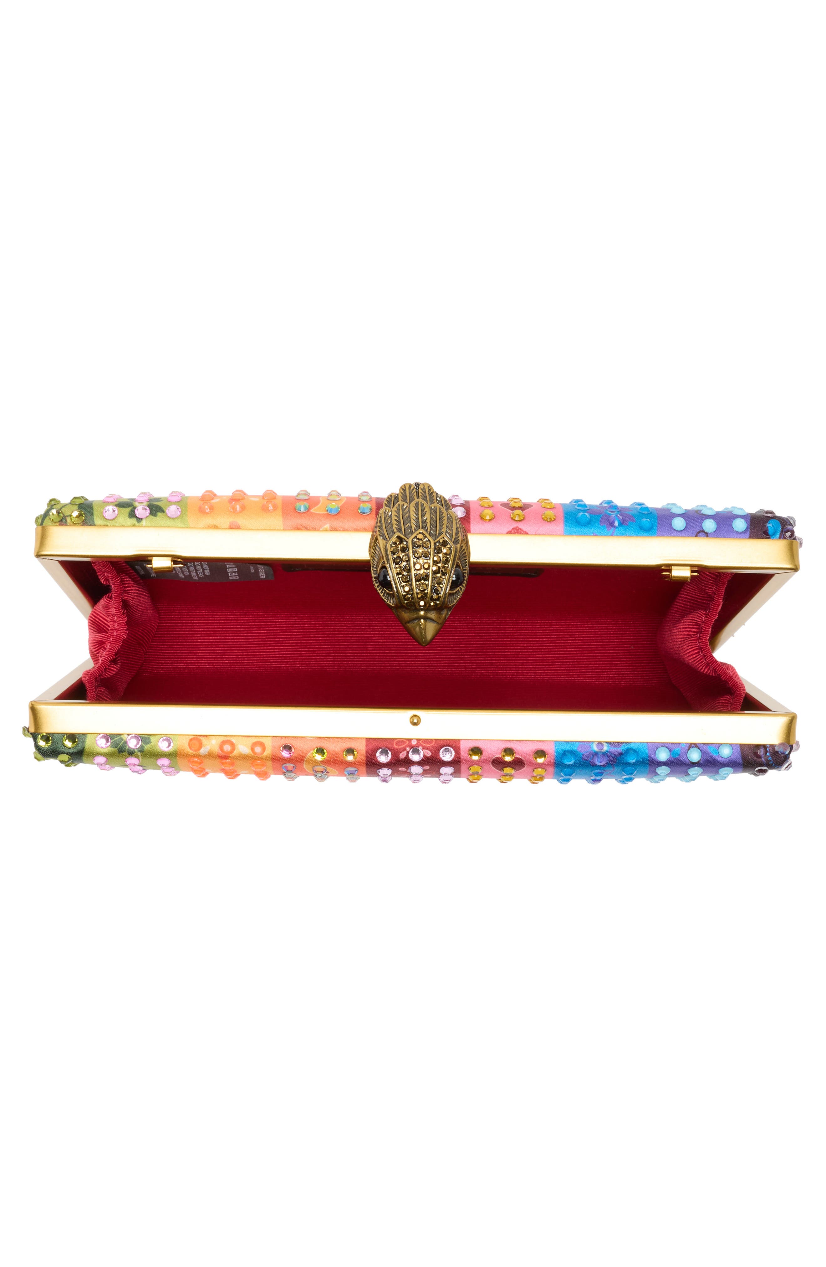 Kurt Geiger London Kensington Crystal Clutch, Alternate, color, Silver Multi/ Other