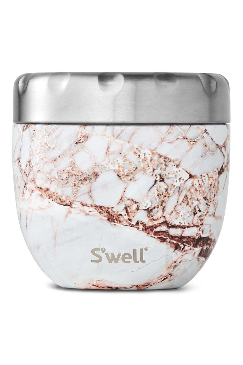 Eats™ 16-Ounce Stainless Steel Bowl & Lid, Main, color, CALACATTA GOLD