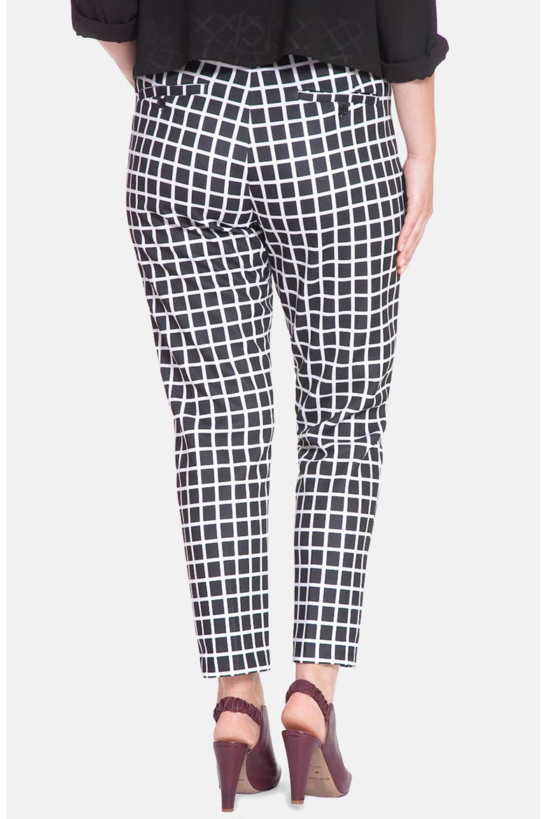 'Kady' Ankle Pants, Alternate, color, WINDOW PANE PLAID