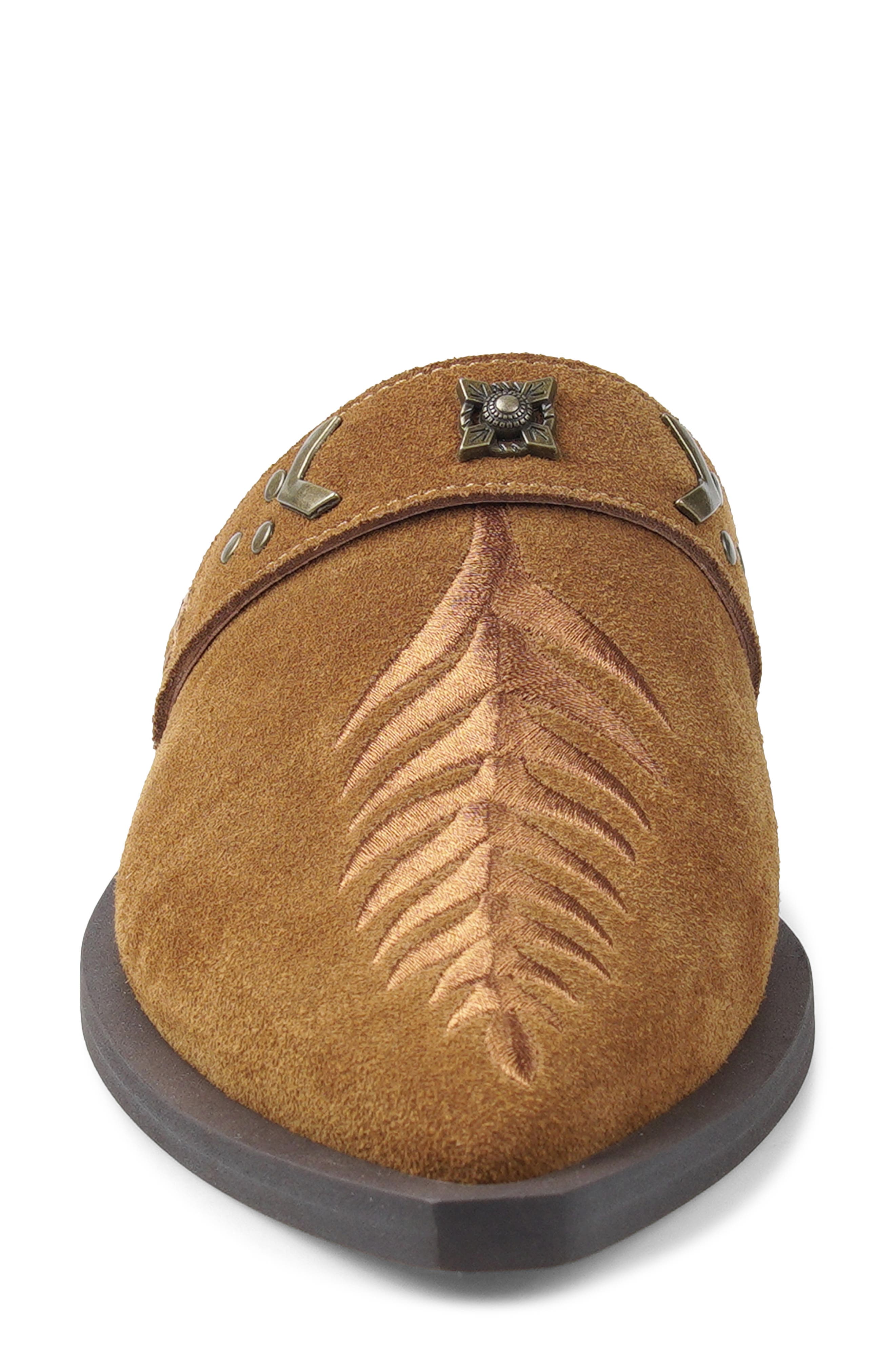 Charming Mule, Alternate, color, COGNAC SUEDE
