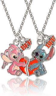 Disney Lilo & Stitch BFF Necklace Set of 2, 16"+3"