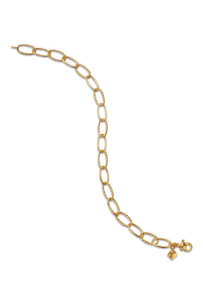 Stax Oval Link 18K Gold Bracelet, Alternate, color, YELLOW GOLD