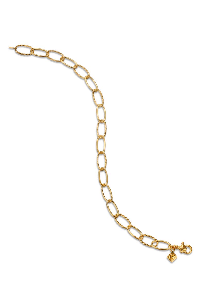 David Yurman Stax Oval Link 18K Gold Bracelet, Alternate, color, Yellow Gold