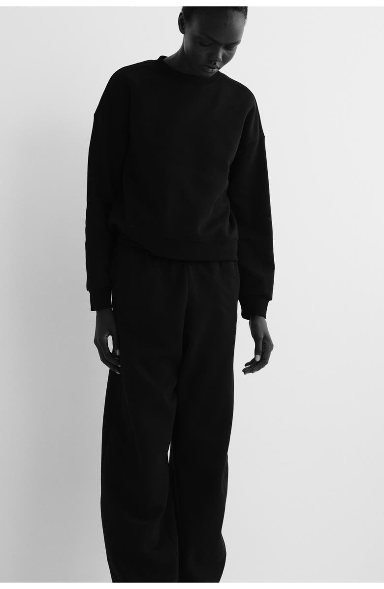 H&M 2-piece Sweatshirt Set, Alternate, color, Black